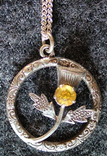 Small Thistle pendant